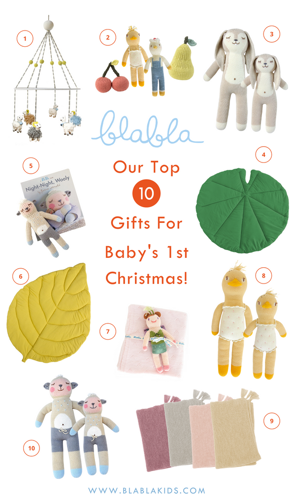 Our Top 10 Gifts for Baby's 1st Christmas Blabla Kids
