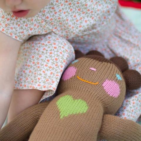 Coco – Hand Knit Stuffed Animal Doll – Blabla Kids