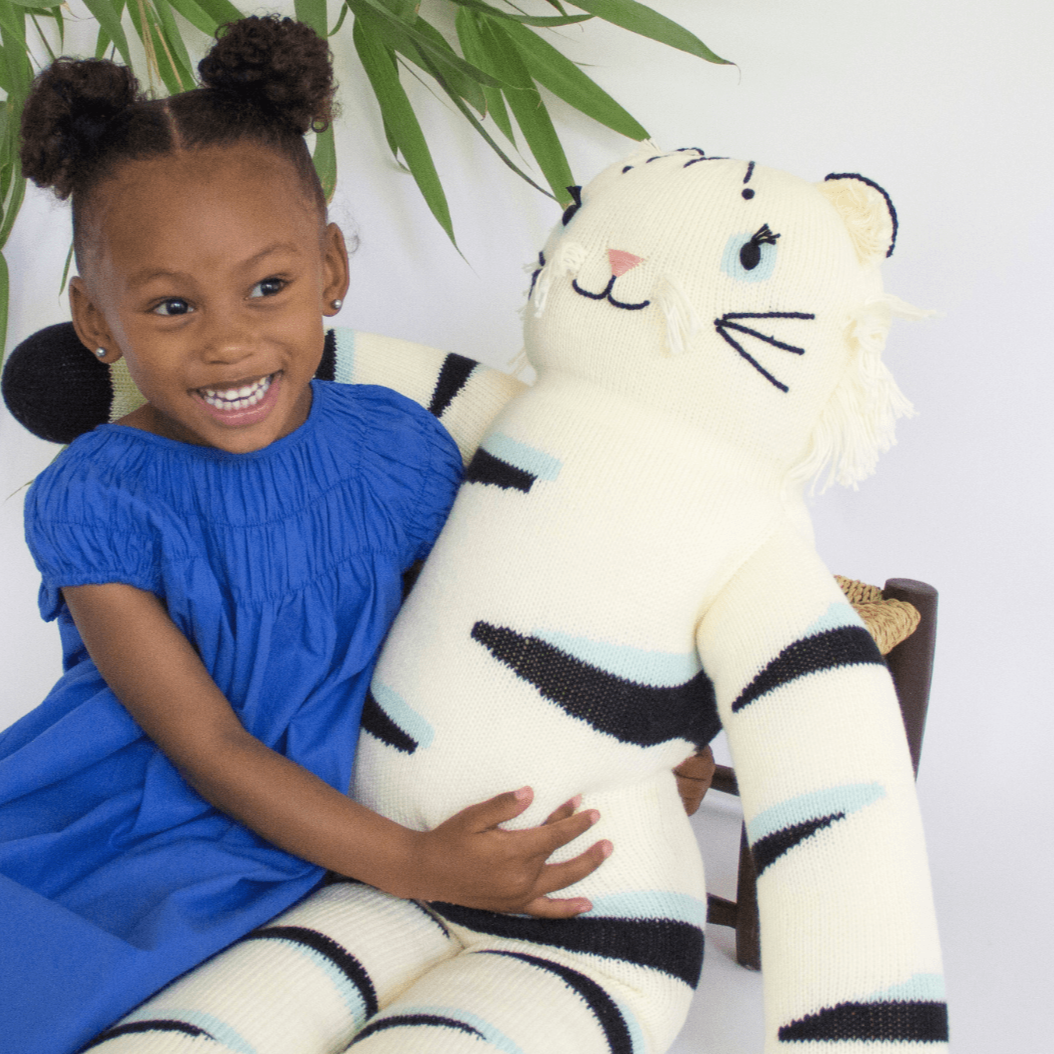 Blabla Doll 編みぐるみ Zig Zag the Tiger – Hand Knit Stuffed Animal Doll – Blabla Kids