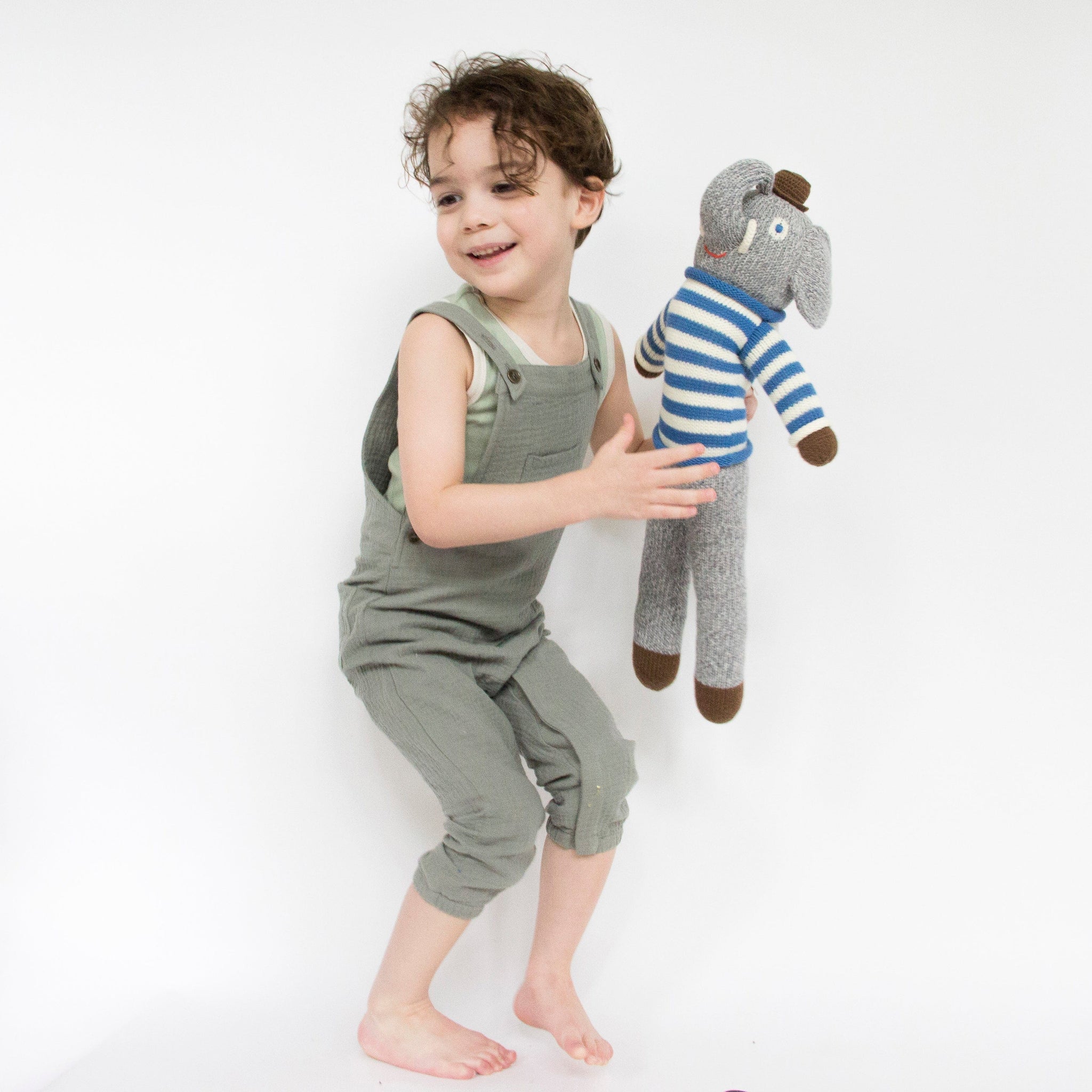 Rivier the Elephant – Hand Knit Stuffed Animal Doll – Blabla Kids