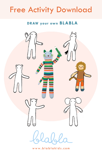 Blabla Kids downloads Draw Your Own Blabla Activity Download