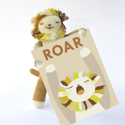 Blabla Kids Gift Set Lionel & Roar Print Bundle