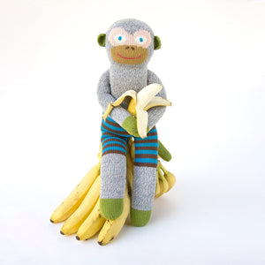 Mozart the Monkey – Hand Knit Stuffed Animal Doll – Blabla Kids