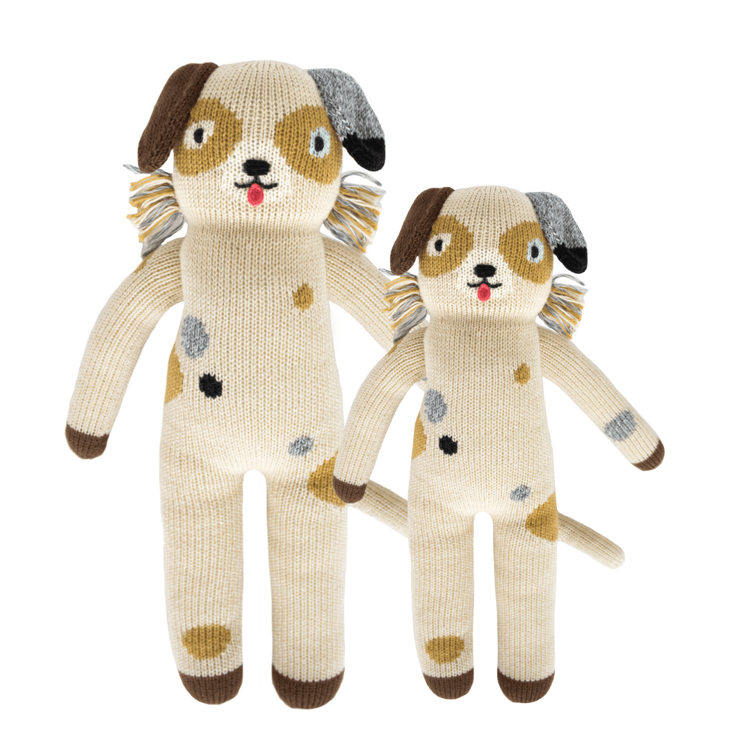 Ozzie the Dog Hand Knit Stuffed Animal Doll Blabla Kids