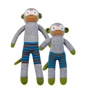 Mozart the Monkey – Hand Knit Stuffed Animal Doll – Blabla Kids