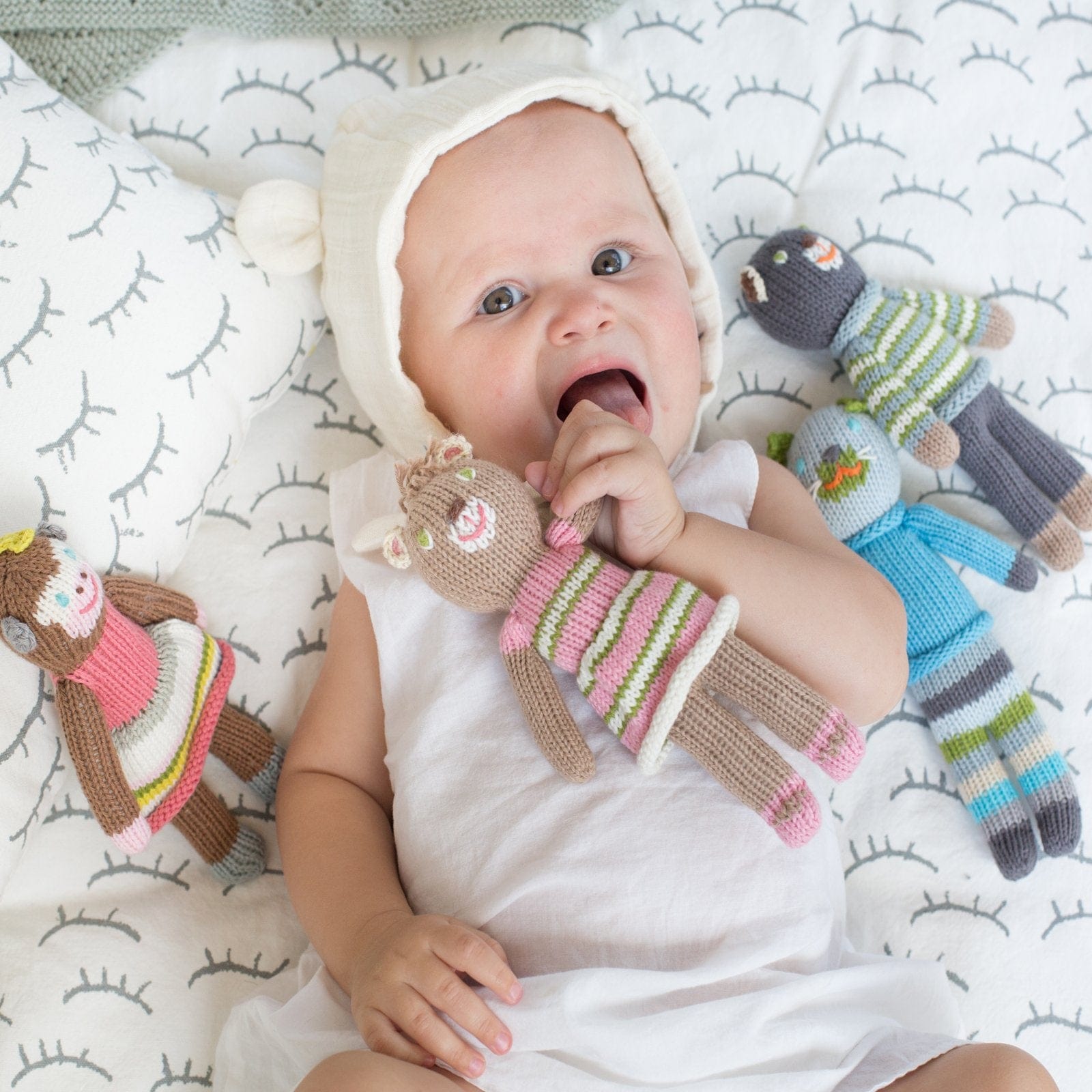 Monkey Rattle For Girls School Book Girl Monkey Rattle – Blabla Kids