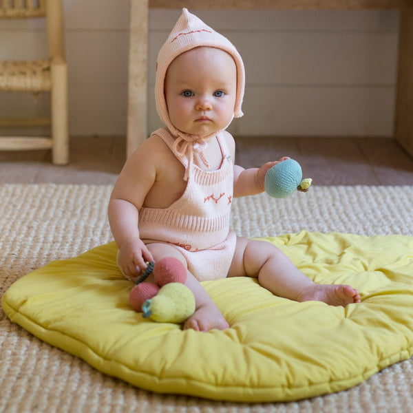 Apple Core Rattle Toy Fruit Rattle Apple – Blabla Kids