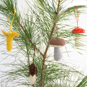 Blabla Kids Holiday Ornaments Holiday Ornaments Mushrooms Set (4pcs)